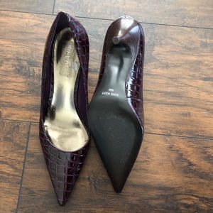 Eggplant Nine West Heels